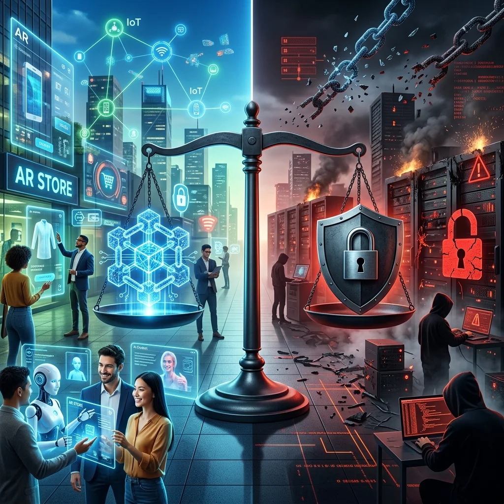 The Double-Edged Sword of Emerging Tech: Boosting Business Performance While Navigating Security and Privacy Risks